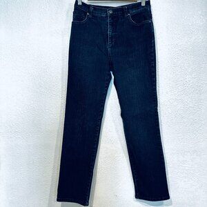 Gloria Vanderbilt Amanda Jeans Straight Leg Indigo Stretch W29xL28.5 EUC Size 8
